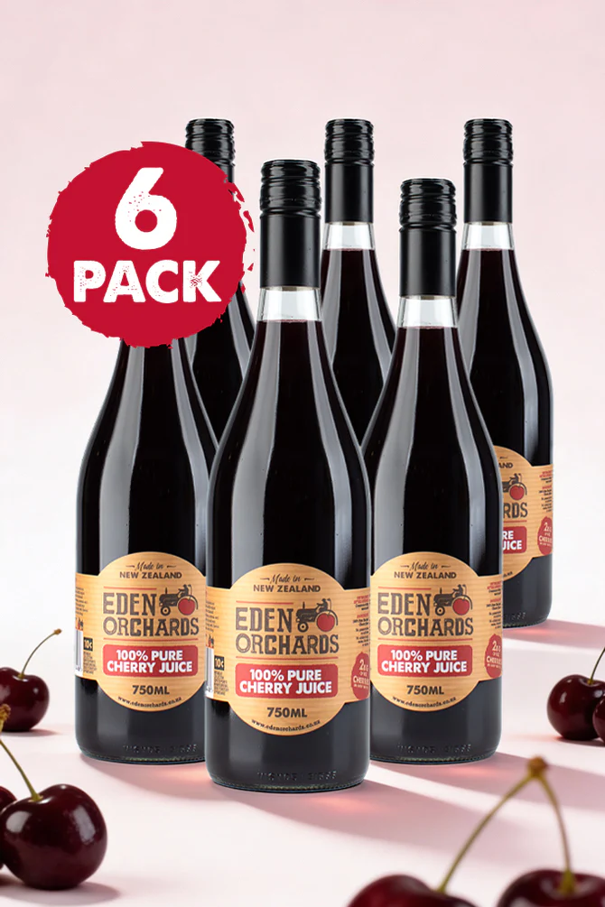 Six-pack of Eden Orchards Pure Cherry Juice