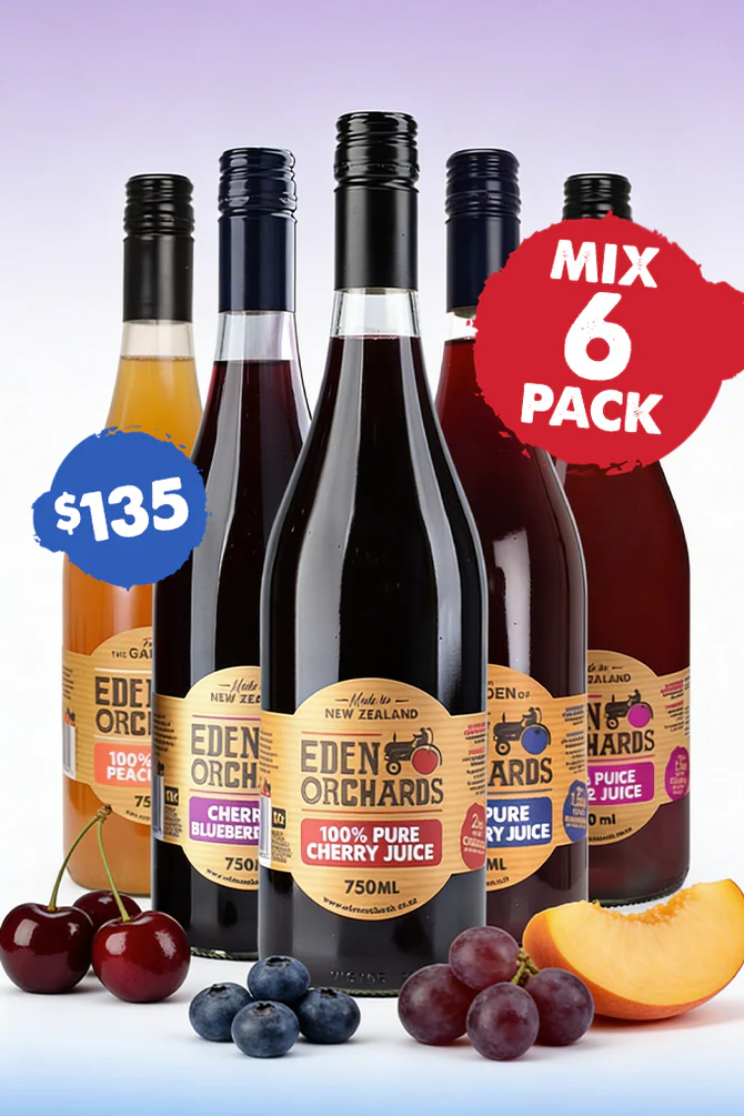 Mix six-pack of Eden Orchards juices